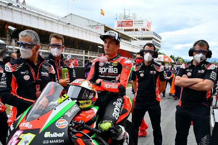 Aleix Espargaro mengaku tak puas dengan performanya di setengah musim MotoGP 2020.