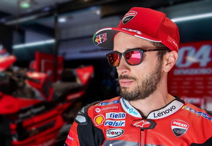 Andrea Dovizioso bersitegang dengan Danilo Petrucci saat MotoGP Aragon 2020