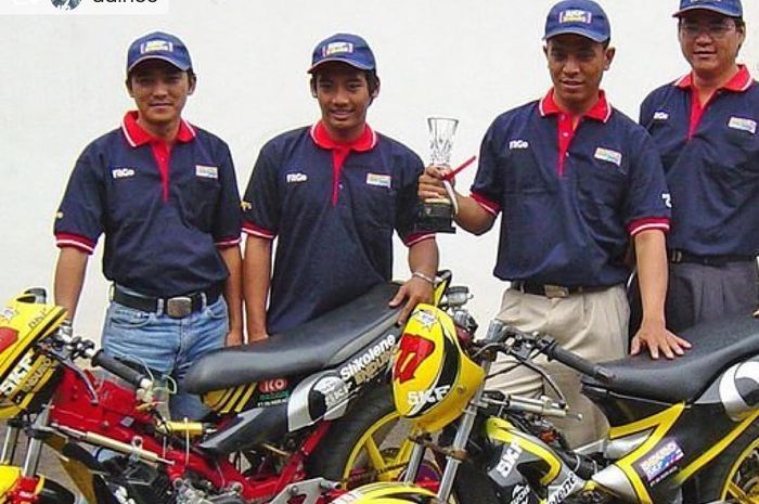 Benny Djati Utomo unggah foto mengenang era balap motor 2-Tak menampilkan Honda Nova Tena dan Cagiva Stella