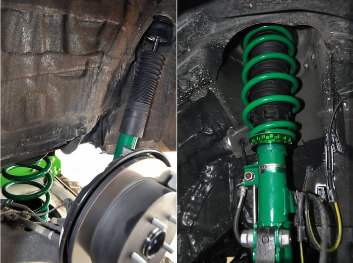 Coilover Tein Flex Z diaplikasikan pada Toyota Voxy