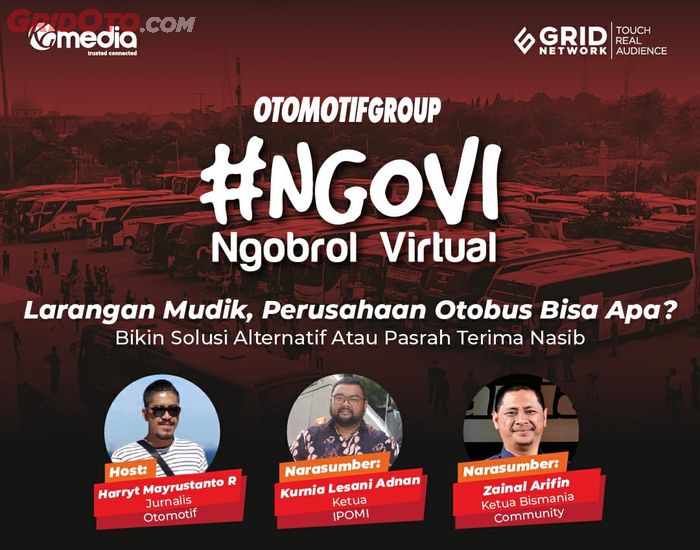 Ngobrol Virtual (NGOVI) bersama Kurnia Lesani Adnan selaku Ketua IPOMI dan Zainal Arifin selaku Ketua Bismania Community