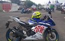 Bahaya Jangan Biasakan Simpan Helm Di Atas Tangki Motor