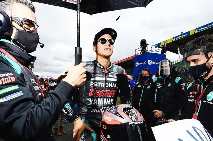 Fabio Quartararo tampil sangat bagus di sesi FP1 dan FP2 MotoGP Aragon 2020.