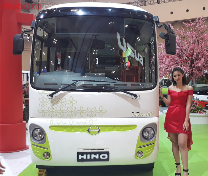 Hino bus Poncho EV (Electric Vehicle).
