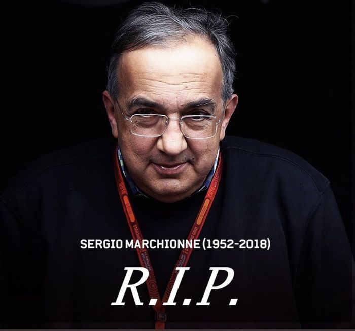 Mantan pimpinan Ferrari dan Fiat-Chrysler Automobile,  Sergio Marchionne meninggal dunia