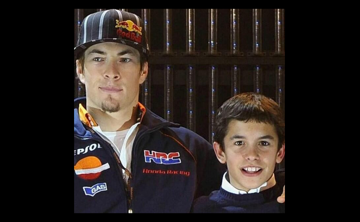 Marc Marquez dan Nicky Hayden