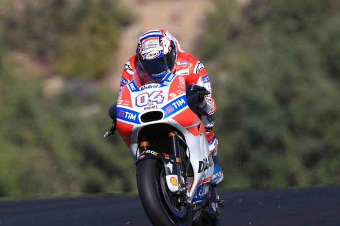 Andrea Dovizioso tercepat di FP1 MotoGP Spanyol 2018