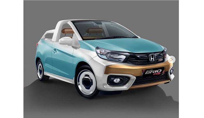 Modifikasi digital All New Honda Brio