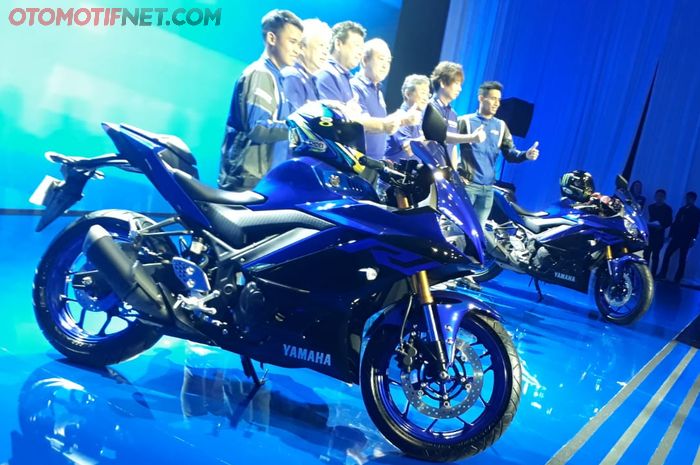 Global launching sport bike Yamaha R25 dan R3 versi 2019 di Jakarta