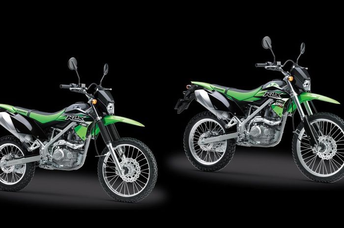 Kawasaki KLX150L (kiri) dan Kawasaki KLX150BF (kanan)