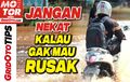 Tips Aman Terobos Banjir Pakai Motor Matic, Tonton Video Ini