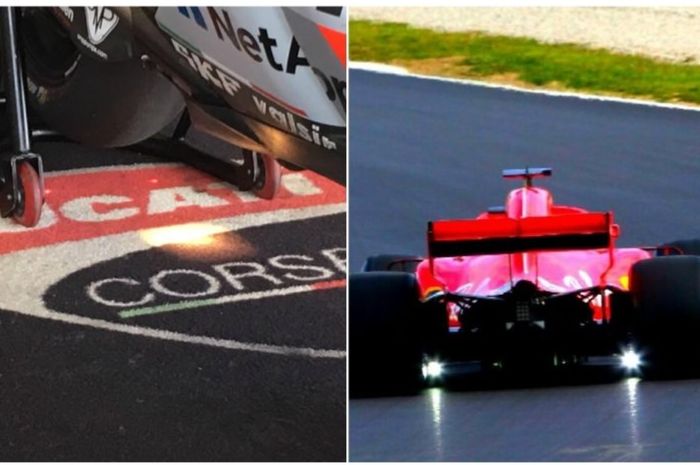 Ducati menjajal sensor lampu yang juga digunakan pada mobil Formula 1