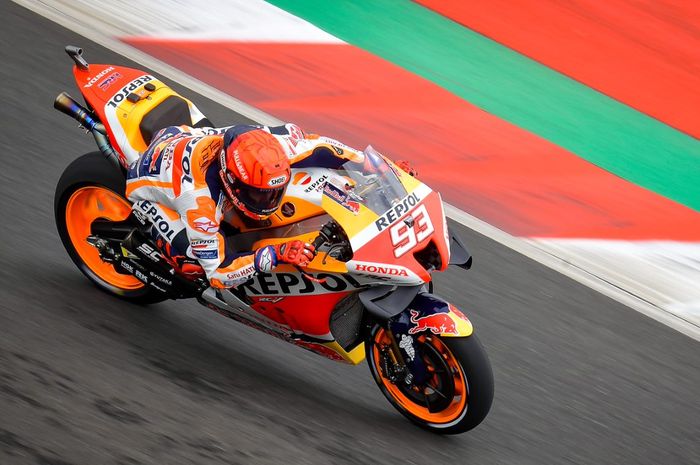 Marc Marquez menjadi pembalap tercepat di FP3 MotoGP Indonesia 2022