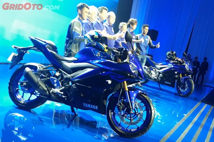Global launching sport bike Yamaha R25 dan R3 versi 2019 di Jakarta