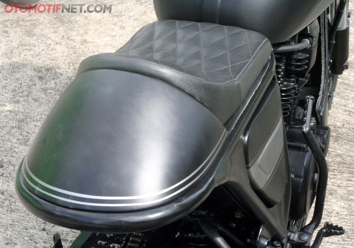 Buntut tawon terpasang setelah rangka Scorpio dipotong