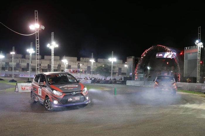 Aksi para pembalap di ajang AAGC 2018