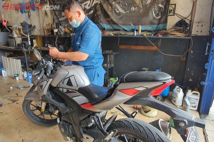 Mulai dari Rp 50 ribuan, ini yang dikerjakan saat servis ringan di bengkel resmi Suzuki 