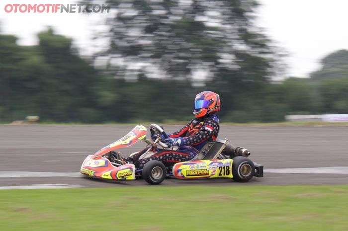 Pegokart Diptya Oktadewa asal Solo, berhak ikut ROK International di Italia