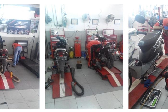 ilustrasi penggantian sparepart Yamaha