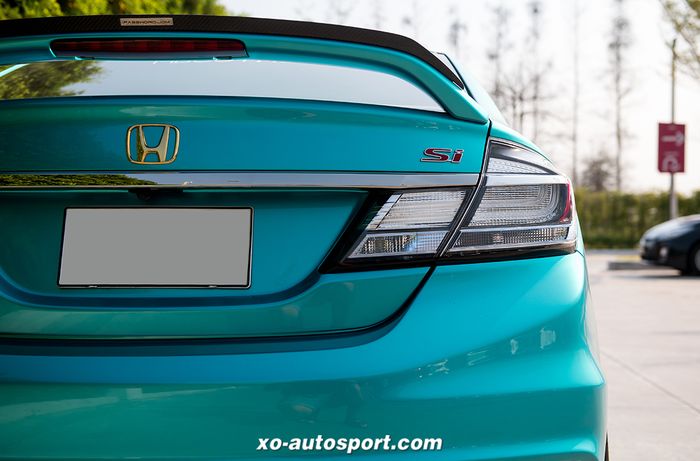 Tampilan belakang modifikasi Honda Civic FB mencangkok part Civic Si