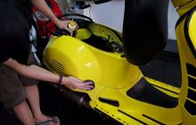 Menakjubkan, Cat Motor Tetap Kinclong Saat Hujan Cuma Pakai Ini