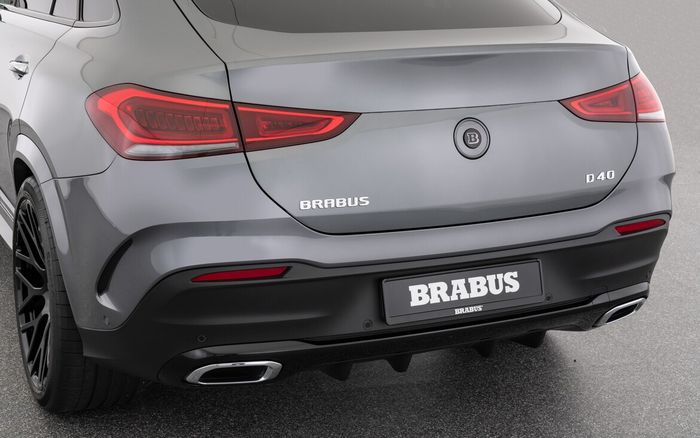 Tampilan belakang Mercedes-Benz GLE garapan Brabus