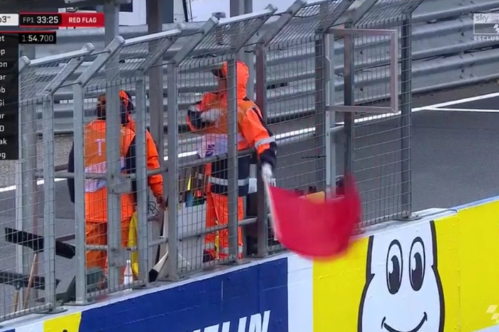 Red flag berkibar di FP1 Moto3 Australia