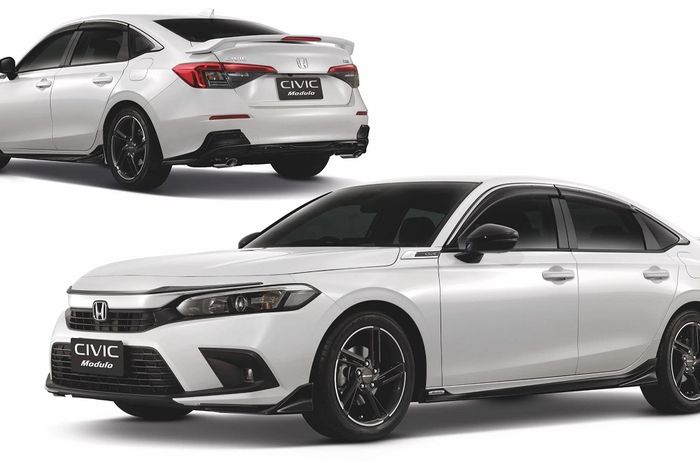 Modifikasi All New Honda Civic RS tampil sporty pakai aksesori Modulo