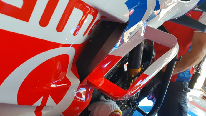 Aero fairing Ducati di MotoGP Ceko