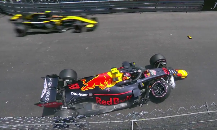 Max Verstappen pernah mengalami kejadian serupa pada GP F1 Monako 2016