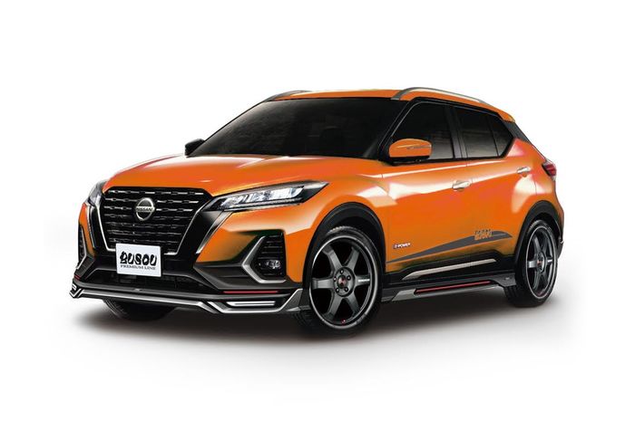 Modifikasi Nissan Kicks e-Power hasil garapan Creare Busou, Jepang