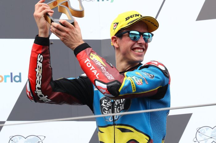 Alex Marquez naik podium runner-up di Moto2 Austria