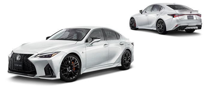 Tampilan sporty Lexus IS 2021 dengan body kit dari TRD