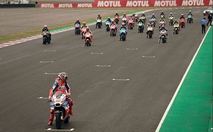 Jack Miller start terdepan, selisih tiga baris dengan 23 pembalap lain di MotoGP Argentina