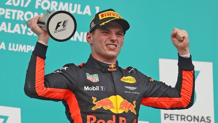 Max Verstappen meraih kemenangan pertamanya musim 2017 di GP F1 Malaysia
