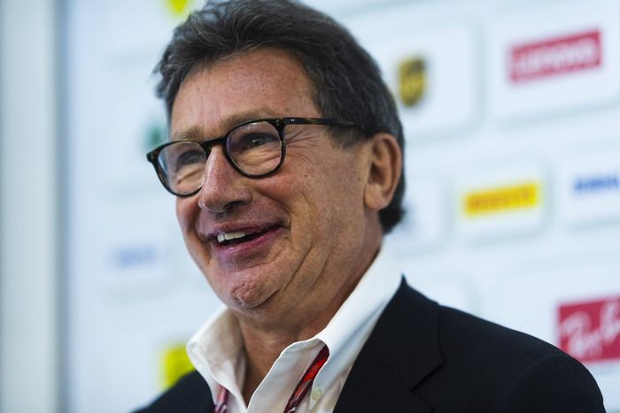 CEO Ferrari yang baru, Louis Camilleri saat hadir di GP F1 Italia