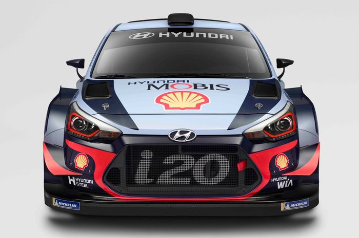 Hyundai i20 Coupe WRC ini jadi andalan Hyundai Shell Mobis World Rally Team di kejuaraan reli dunia