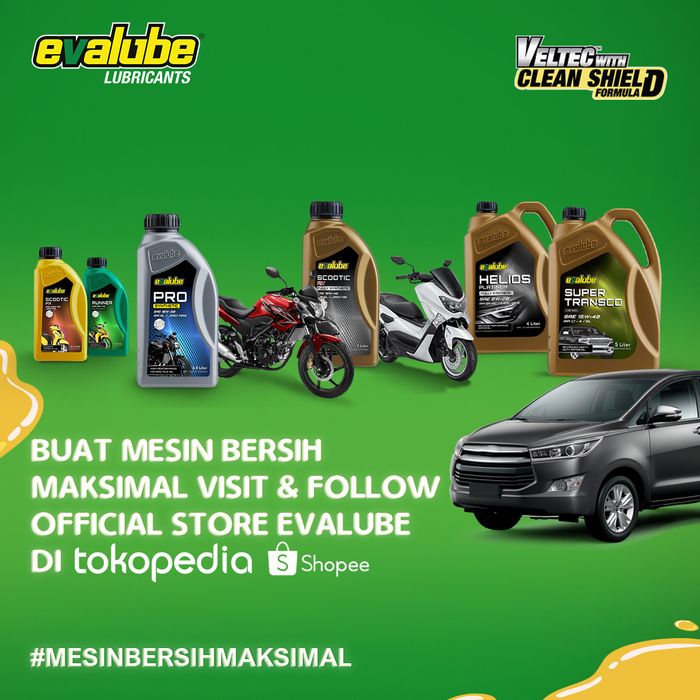 Oli Evalube Hadir di Market Place banyak promo menarik