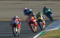 Keras! Valentino Rossi Dikejar-Kejar Dua Suzuki di MotoGP Jepang
