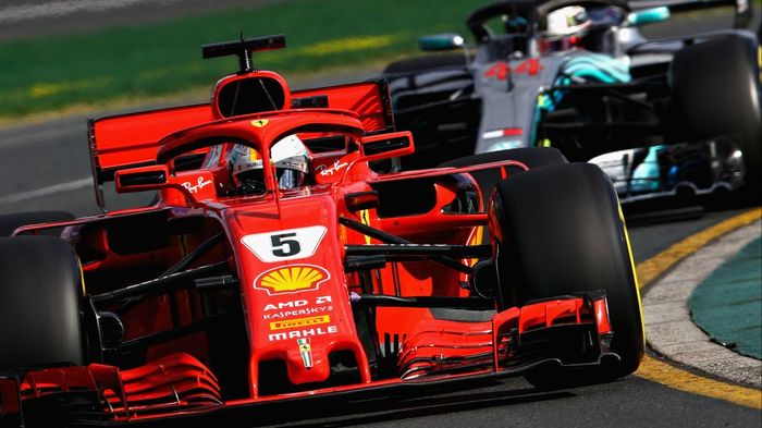 Sebastian Vettel menilai mobil Ferrari SF71H belum benar-benar menyamai kecepatan mobil Mercedes W09