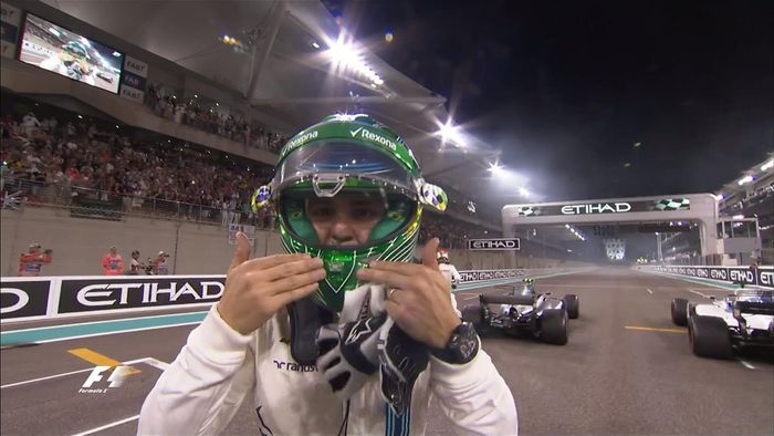 Felipe Massa mengakhiri kariernya di F1-nya selama 15 tahun dengan finishi mendapat pooint di GP F1 Abu Dhabi