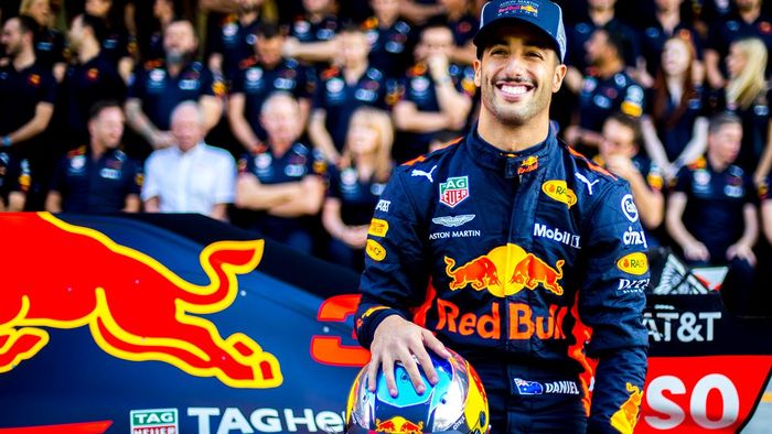 Daniel Ricciardo yang selama ini dikenal sebagai pembalap F1 tim Red Bull, tahun depan membela tim Renault