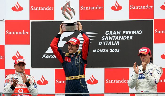 Sebastian Vettel memberi kemenangan satu-satunya buat tim Toro Rosso