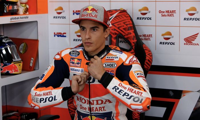 Marc Marquez  gagal finish di MotoGP Australia