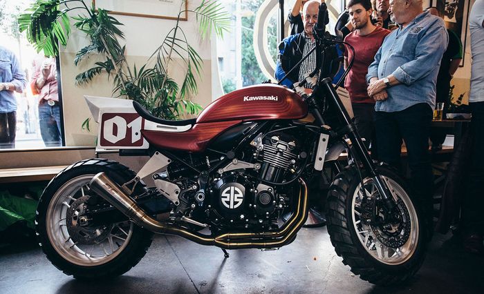 Kawasaki Z900RS rilisan teranyar yang di-kustom oleh Deus Ex machina Australia, dilansir oleh www.th