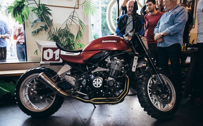 Kawasaki Z900RS rilisan teranyar yang di-kustom oleh Deus Ex machina Australia, dilansir oleh www.th