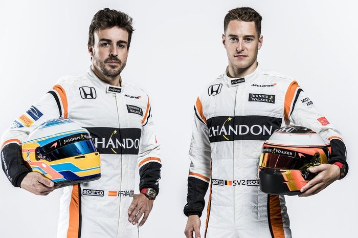 Fernando Alonso dan Stoffel Vandoorne, dua pembalap McLaren Formula 1 2018
