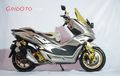 Bikin Ngiler, Honda PCX Jadi Sangar Pakai Upside Down dan Knalpot CBR250RR