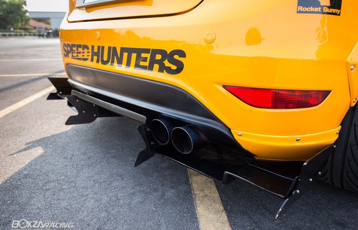 Diffuser belakang sangar yang dipakai Ford Fiesta 