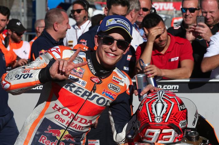 Marc Marquez mengantongi pole position ke-8 sepanjang musim MotoGP 2017